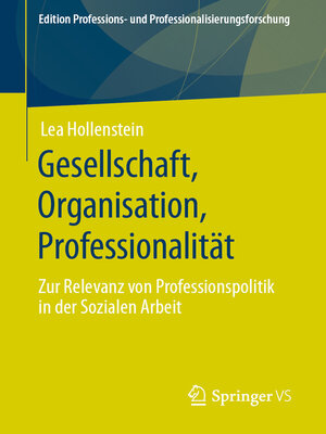 cover image of Gesellschaft, Organisation, Professionalität